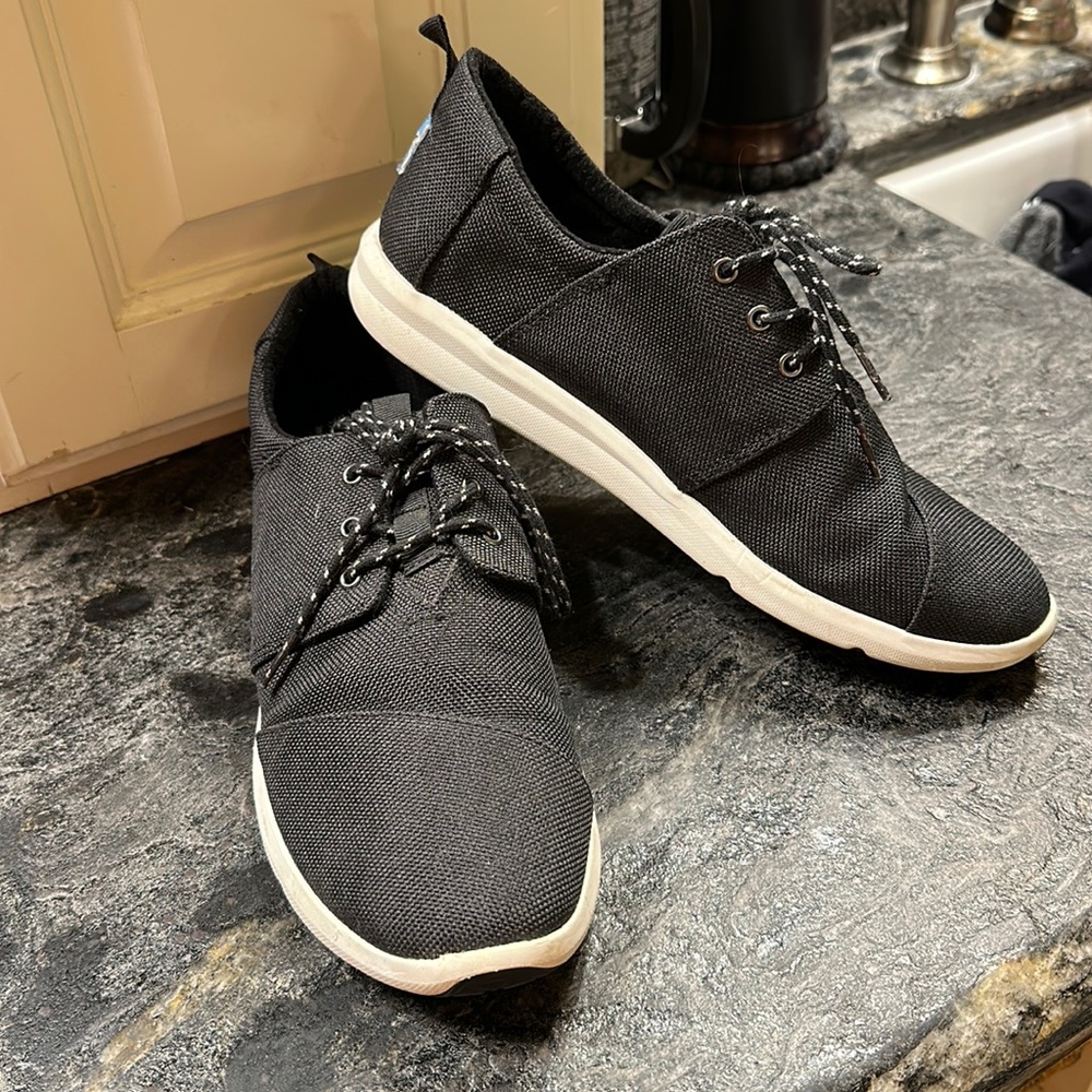 Toms tennis shoes!